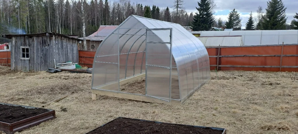 Купол усиленная 3 × 4 м, СНТ «Зори Севера»