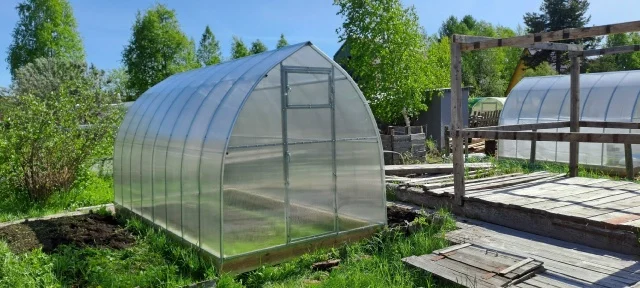 Купол мини усиленная 2 × 4 м, СНТ «Калинушка»